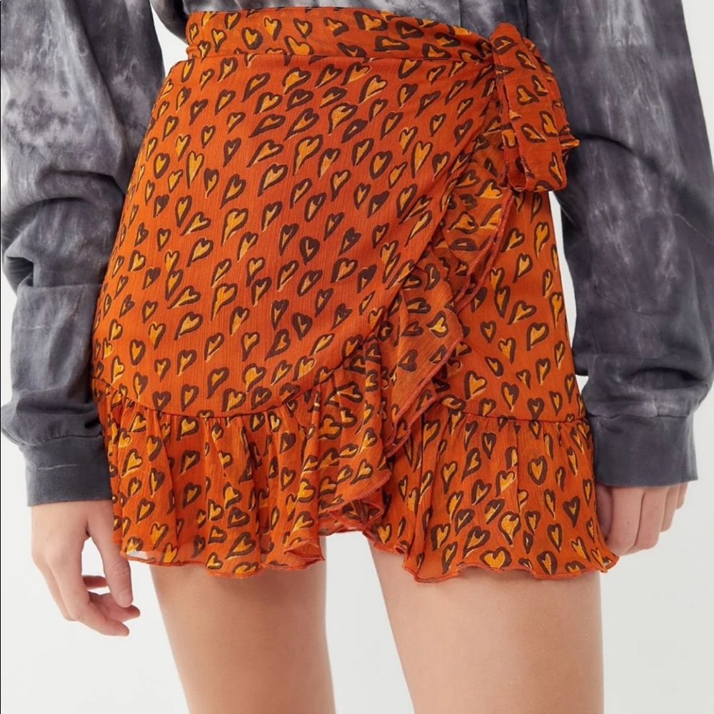 Urban Outfitters Tie Front Rata Skirt